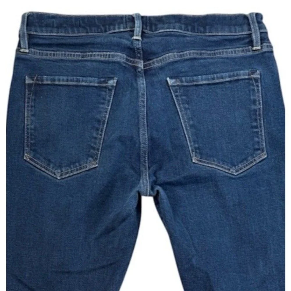 Flint And Tinder Slim Fit Selvidge Dark Wash Jeans Men’s Size 33 By 30